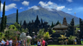 Muttertempel und Vulkan Agung Bali